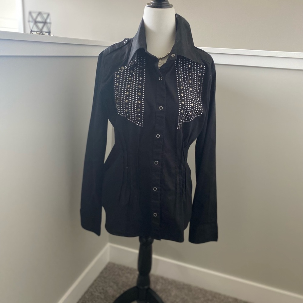 Rock and Roll Cowgirl button shirt